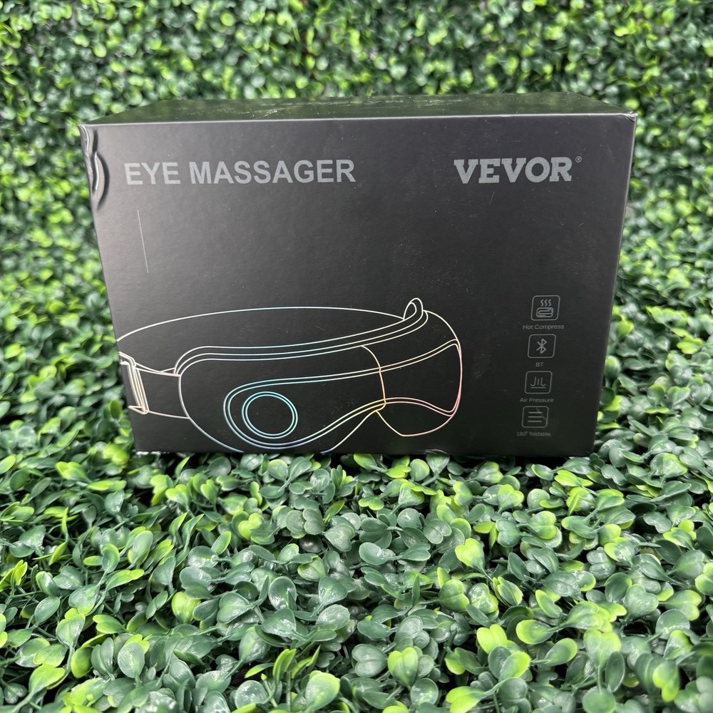 Vevor Eye Massager‎ Mask Heated Air Pressured Head Band Sound Bluetooth